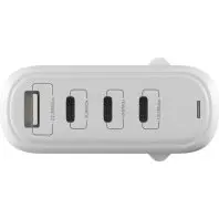 Зарядний пристрій Globex GaN 1xUSB + 3xUSB-C 120W FastPower white (GaN120WA3C) Зарядний пристрій Globex GaN 1xUSB + 3xUSB-C 120W FastPower white (GaN120WA3C)