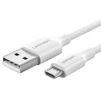 Дата кабель USB 2.0 AM to Micro 5P 2.0m US289 White Ugreen (60143) Дата кабель USB 2.0 AM to Micro 5P 2.0m US289 White Ugreen (60143)