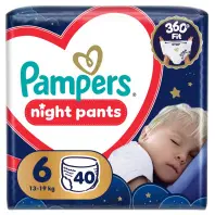 Підгузки Pampers Night Pants Розмір 6 (13-19 кг) 40 шт (8006530320603) Підгузки Pampers Night Pants Розмір 6 (13-19 кг) 40 шт (8006530320603)