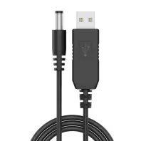 Кабель живлення USB to DC 5.5x2.1mm 12V Grand-X (RC-12B) Кабель живлення USB to DC 5.5x2.1mm 12V Grand-X (RC-12B)