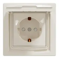 Розетка Schneider Electric ASFORA з кришкою IP44, крем (EPH3100323) Розетка Schneider Electric ASFORA з кришкою IP44, крем (EPH3100323)