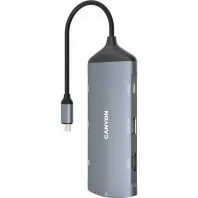 Концентратор Canyon 8-in-1 USB-C (CNS-TDS15) Концентратор Canyon 8-in-1 USB-C (CNS-TDS15)
