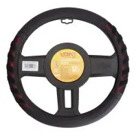 Чохол на руль VITOL M чорн (VLOD-L2628 BK/RD M) Чохол на руль VITOL M чорн (VLOD-L2628 BK/RD M)