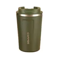 Термокружка Merlion 380 мл, зелена (Termo-304-380Gr)