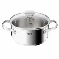 Каструля Tefal Minis, з кришкою,1.5 л, нержавіюча сталь, скло (H8744255) Каструля Tefal Minis, з кришкою,1.5 л, нержавіюча сталь, скло (H8744255)