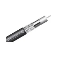 Кабель телевізійний FinMark RG-58-TC90 коаксіальний, black, 100м=1бхт (045821)