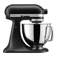 Планетарний міксер KitchenAid Mixer tilt-head 4.8L Artisan 5KSM125 Matte Black  (5KSM125EBM)