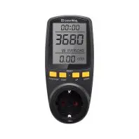 Ватметр ColorWay цифровий 16A/3680W, black (CW-VM16-02D)