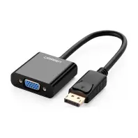 Перехідник Display Port M to VGA F black Ugreen (20415) Перехідник Display Port M to VGA F black Ugreen (20415)