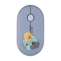 Миша 2E MF300 Flora Mallow Silent Wireless Blue  (2E-MF300WFLORABL)