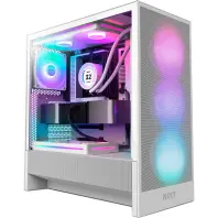 Корпус для ПК NZXT H5 Flow RGB Compact All White (CC-H52FW-R1)
