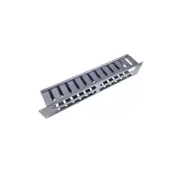 Кабельний організатор 19" 2U з кришкою SN (80мм) - 9005 Eserver (КР-012.2U.19)