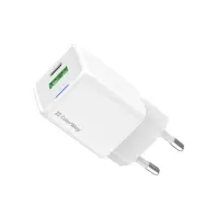 Зарядний пристрій ColorWay USB-C PD20W + 1xUSB QC4.0 white (CW-CHS062PD-WT)