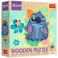 Пазл Trefl Wooden Lilo&Stitch Щасливий Стіч, 50 елементів (5900511202816)