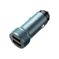 Зарядний пристрій HOCO Z49 Level 2xUSB Metal Gray (6931474795618)