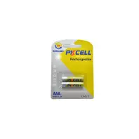 Акумулятор AAA R03 600mAh 1.2V NiMH Rechargeable Battery, 2шт/бл PkCell (PC/AAA600-2BR)