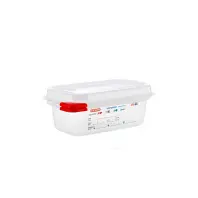 Харчовий контейнер Araven з кришкою GN 1/9 h-6,5 см 0,6 л (03020)