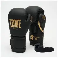 Боксерські рукавички Leone GN059D Black/Gold 16 унцій (GN059D_Bl/Gold_16oz) Боксерські рукавички Leone GN059D Black/Gold 16 унцій (GN059D_Bl/Gold_16oz)