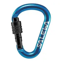Карабін туристичний Salewa HMS Screw G2 1525 3500 Med синій (013.003.1316)