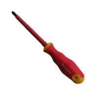 Викрутка Стандарт діелектрична PH1x100 мм (1000V) (ISPH0110) Викрутка Стандарт діелектрична PH1x100 мм (1000V) (ISPH0110)