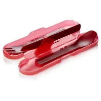 Набір туристичного посуду Humangear GoBites Trio red (022.0082) Набір туристичного посуду Humangear GoBites Trio red (022.0082)
