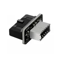 Конвертор Gembird USB 3.1 Type-E (20-Pin) to USB 3.0 19-Pin (A-U3EF-01) Конвертор Gembird USB 3.1 Type-E (20-Pin) to USB 3.0 19-Pin (A-U3EF-01)