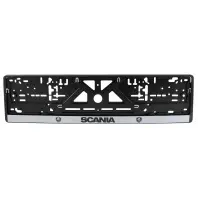 Рамка номерного знака CarLife SCANIA (NH67) Рамка номерного знака CarLife SCANIA (NH67)