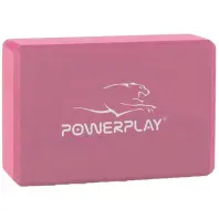 Блок для йоги PowerPlay 4006 Yoga Brick Рожевий (PP_4006_Pink_Yoga_Brick)