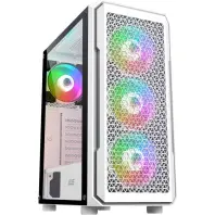 Корпус для ПК 2E Gaming Hexagon G338W, без БЖ, 2xUSB 3.0, 1xUSB Type-C, 1x120mm, 3x120mm ARGB, TG Side Panel, AT (2E-G338W)