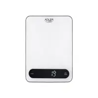 Ваги кухонні Adler AD 3177 white black