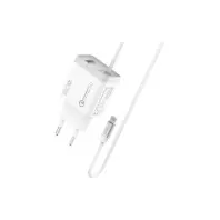 Зарядний пристрій Promate icharge-pdqc3 Lightning PD20W + USB-A QC3.0 White (icharge-pdqc3.white)