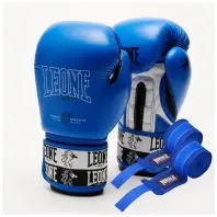 Боксерські рукавички Leone GN208 Iconic Blue 16 унцій (GN208_Blue_16oz) Боксерські рукавички Leone GN208 Iconic Blue 16 унцій (GN208_Blue_16oz)