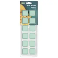Форма для льоду Ardesto Fresh, 26х9.5х3.5см, силікон, пластик, зелений (AR3595G)