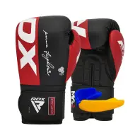 Боксерські рукавички RDX REX F4 Red/Black 14 унцій (BGR-F4R-14OZ) Боксерські рукавички RDX REX F4 Red/Black 14 унцій (BGR-F4R-14OZ)