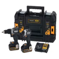 Набір електроіструментів DeWALT McLaren F1, 18V XR Li-lon, 2шт. кейс, 2 АКБ, ЗП (DCK200MM2T) Набір електроіструментів DeWALT McLaren F1, 18V XR Li-lon, 2шт. кейс, 2 АКБ, ЗП (DCK200MM2T)