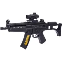 Іграшкова зброя ZIPP Toys Автомат світло-звуковий HK MP5 Чорний (804B-1) Іграшкова зброя ZIPP Toys Автомат світло-звуковий HK MP5 Чорний (804B-1)