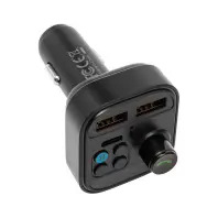 FM модулятор HiSmart T18 Black (BS330331)