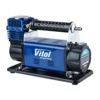 Автомобільний компресор Vitol OFF ROAD MASTER, 150psi, 50A, 160л, шланг 7.5м, клеми (K-71)