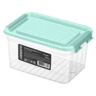 Харчовий контейнер Ardesto Fresh 1.2л, пластик, прямокутна, блакитний (AR1304B)