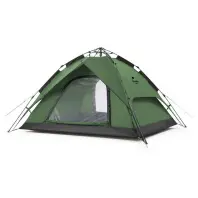 Намет Naturehike чотиримісний автоматичний NH21ZP008 темно-зелений (6976023920660)