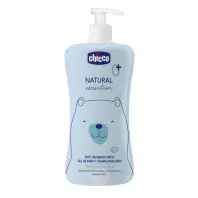 Дитячий гель для душу Chicco Natural Sensation Без Сліз шампун 500 мл 8058664163731 (11517.00)