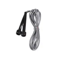 Скакалка LiveUp PVC Jump Rope LS3115-g в тубусі чорний/сірий 275x0.5см (6951376100655) Скакалка LiveUp PVC Jump Rope LS3115-g в тубусі чорний/сірий 275x0.5см (6951376100655)