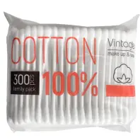Ватні палички Vintage Cotton В поліетиленовій упаковці 300 шт. (4823098414605) Ватні палички Vintage Cotton В поліетиленовій упаковці 300 шт. (4823098414605)