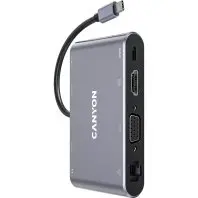 Концентратор Canyon 8-in-1 USB-C (CNS-TDS14) Концентратор Canyon 8-in-1 USB-C (CNS-TDS14)