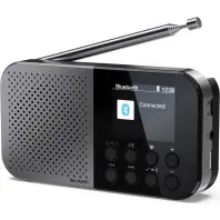 Портативний радіоприймач Sharp DR-P520 Grey (DR-P520GY)