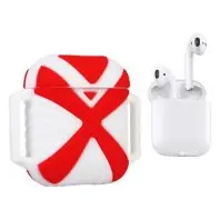 Чохол для навушників X-HuWei i-Smile для Apple AirPods IPH1443 Red+White (702334)