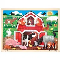 Пазл Melissa&Doug в рамці Ферма, 24 елемента (MD19061) Пазл Melissa&Doug в рамці Ферма, 24 елемента (MD19061)
