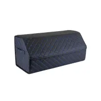 Сумка-органайзер EVAtech ECO L 30x30x65 см чорна з синьою ниткою (EHECELBLBR)