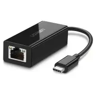 Перехідник USB-C 3.1 to RJ45 1000Mbps black Ugreen (50307)