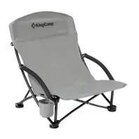 Крісло складане KingCamp Beach Chair Grey (KC1919_GREY) Крісло складане KingCamp Beach Chair Grey (KC1919_GREY)